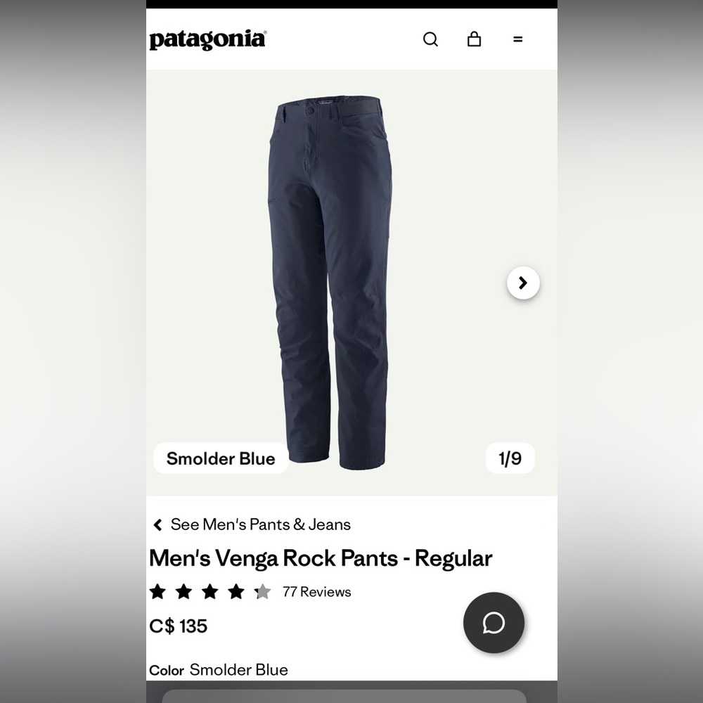Patagonia Venga Rock Pants